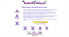 Desktop Screenshot of butterfly-release.com